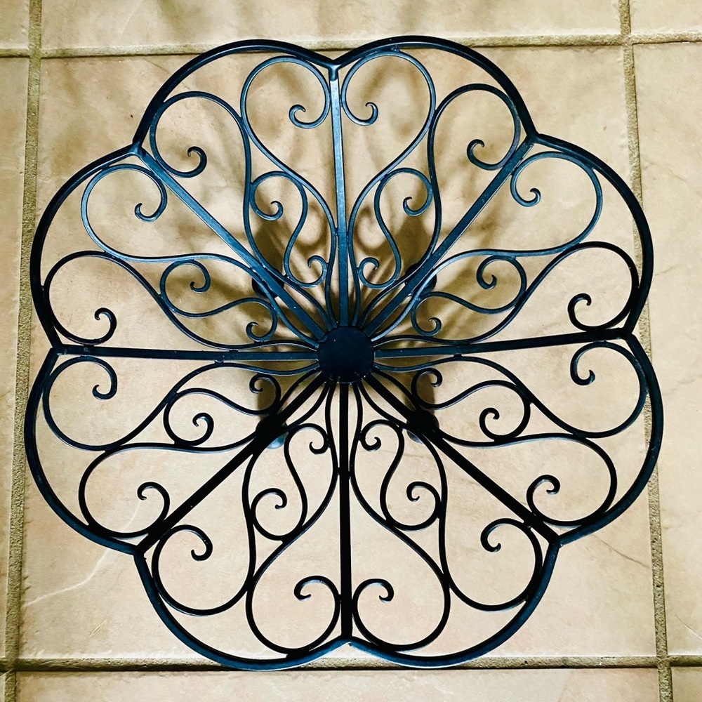 Black Metal Basket 13”